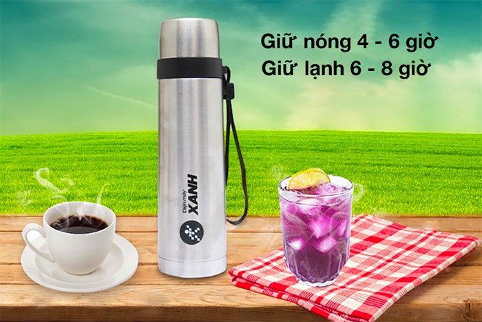 Bình giữ nhiệt inox 500 ml DMX-002 Màu Inox