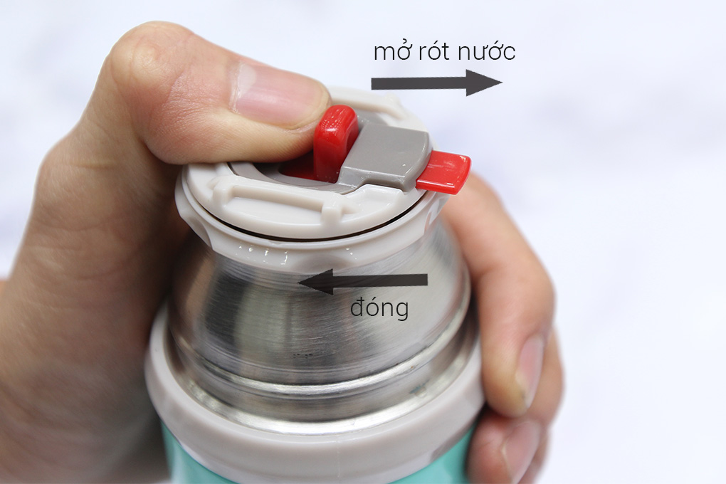 Bình giữ nhiệt inox 350 ml DMX-005 Màu Xanh ngọc