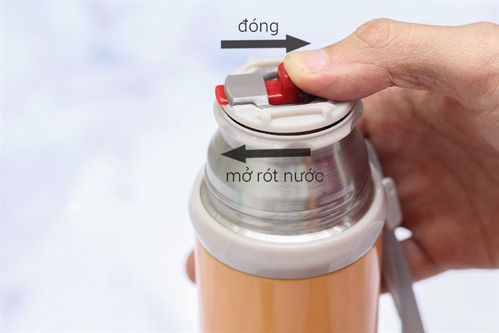Bình giữ nhiệt inox 350 ml DMX-005 Màu Cam