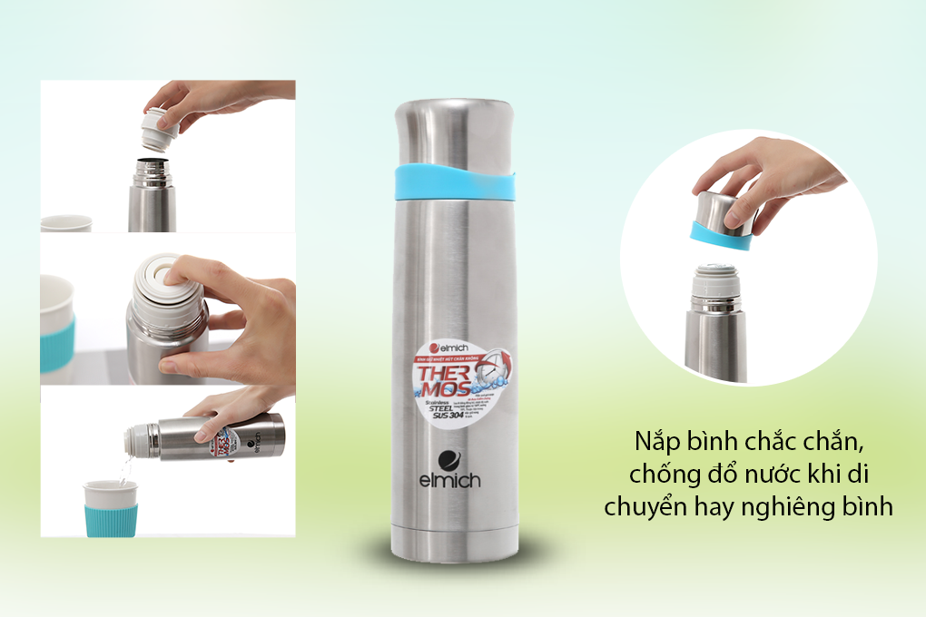 Bình giữ nhiệt inox 500 ml Elmich K5