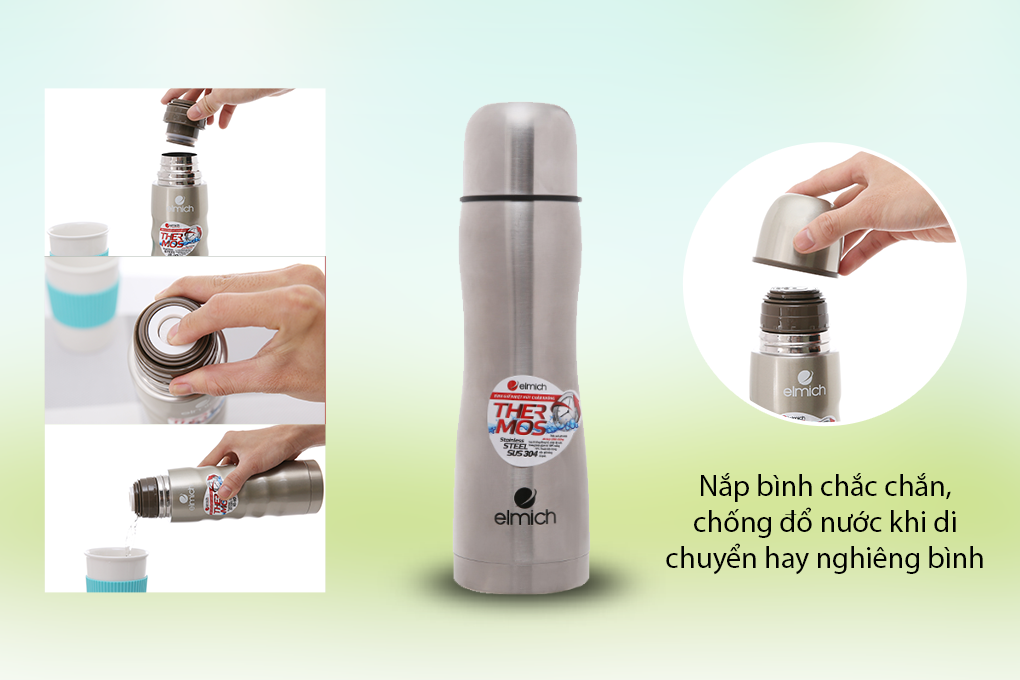Bình giữ nhiệt inox 500 ml Elmich N5