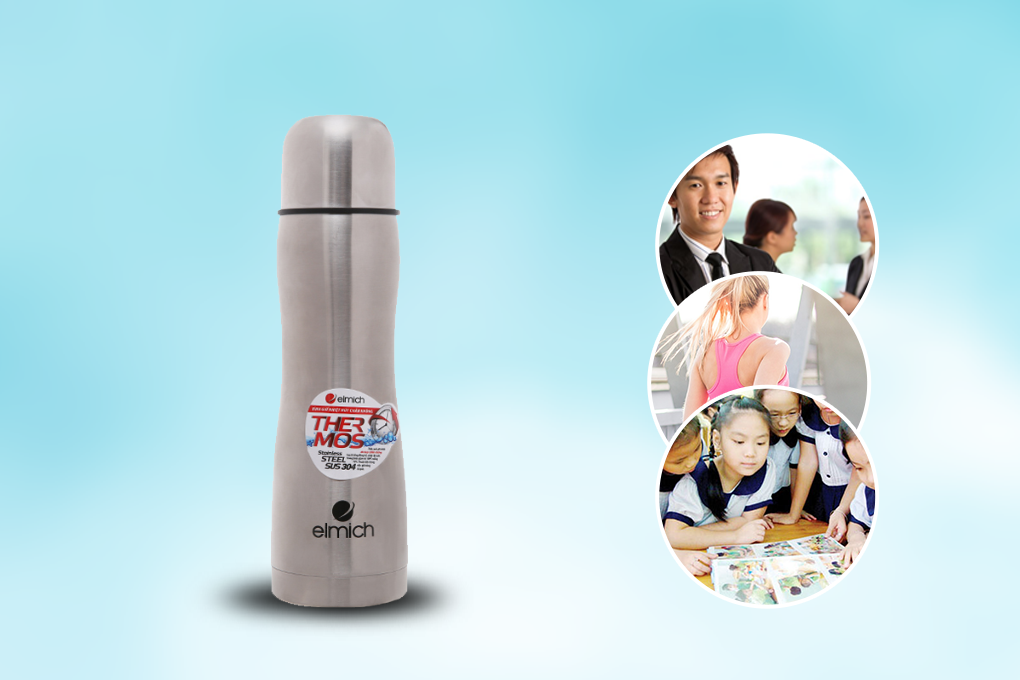 Bình giữ nhiệt inox 500 ml Elmich N5