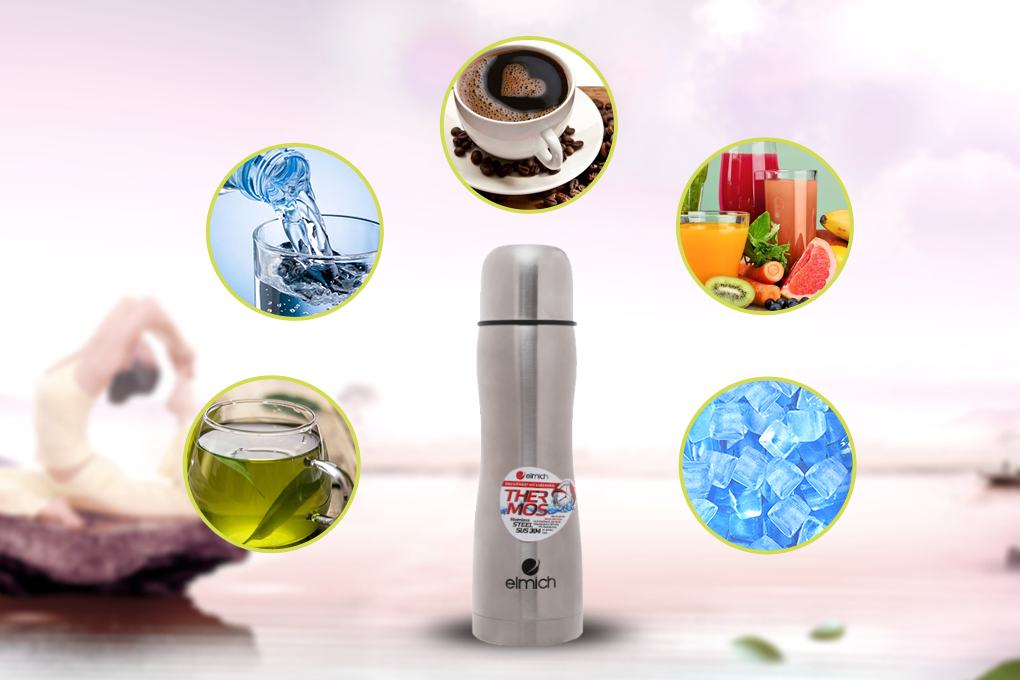Bình giữ nhiệt inox 500 ml Elmich N5