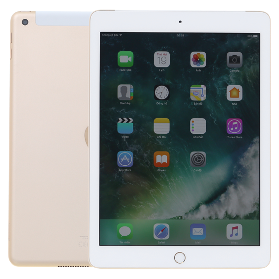 Máy tính bảng iPad Wifi Cellular 32GB (2017) Màu Vàng đồng