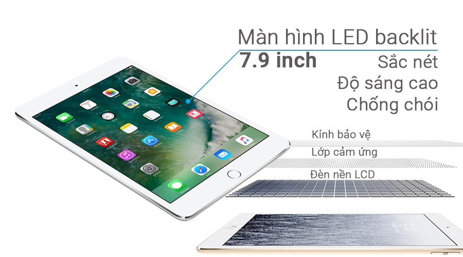 Máy tính bảng iPad Mini 4 Wifi 128GB
