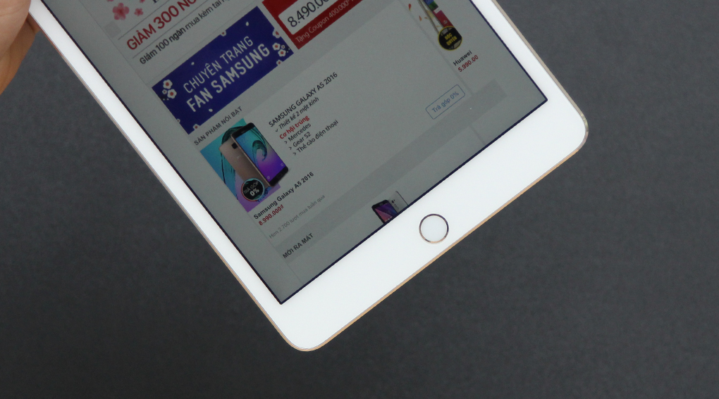 Máy tính bảng iPad Mini 4 Wifi 128GB Màu Vàng đồng