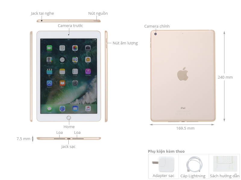 iPad Wifi 128GB (2017)