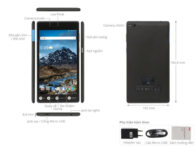 Lenovo Tab 7 Essential 16GB (TB-7304X)