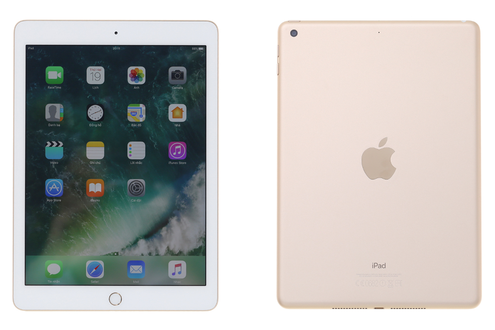 Máy tính bảng iPad Wifi 32GB (2018) Màu Vàng đồng
