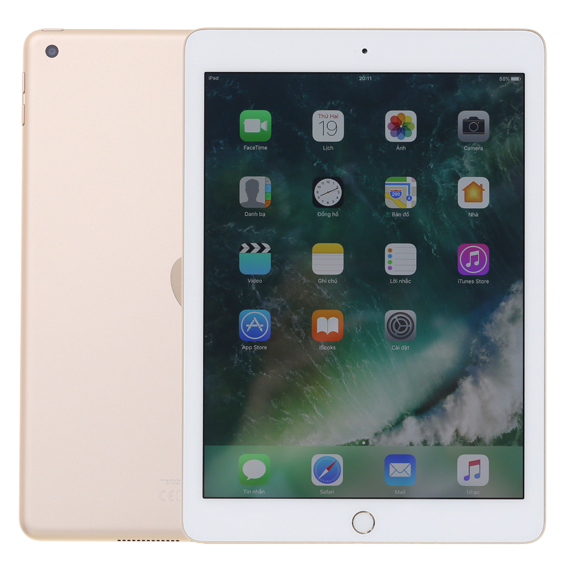 Máy tính bảng iPad Wifi 128 GB (2018) Màu Vàng đồng