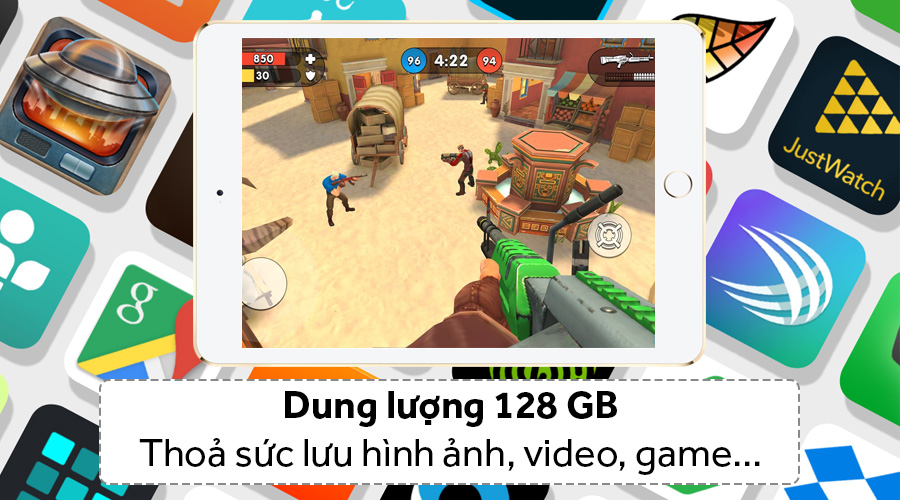 Máy tính bảng iPad Wifi Cellular 128GB (2018)