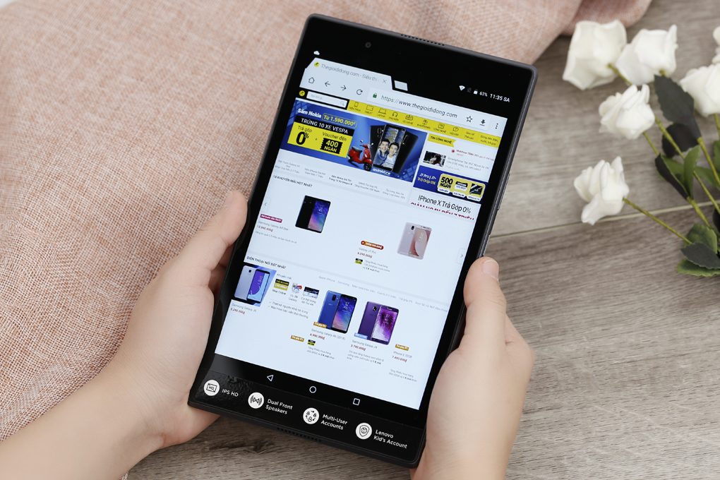 Máy tính bảng Lenovo Tab 4 8" 16GB (TB-8504X) Màu Đen