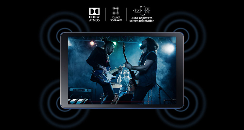 Tablet - Samsung Galaxy Tab A2 10.5 T595 - Dolby Atmos Tablet - Samsung Galaxy Tab A2 10.5 T595 - Dolby Atmos