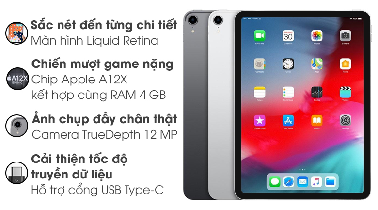 iPad Pro 11 inch (2018) 64GB Wifi - Chính hãng