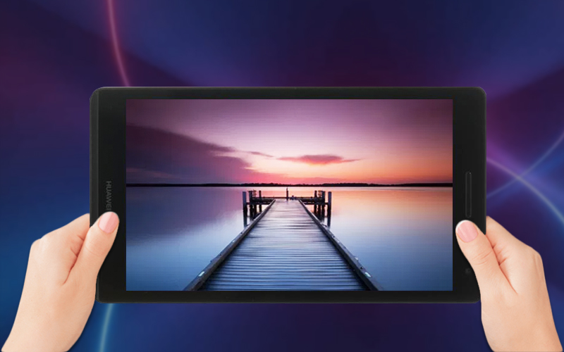 Màn hình tươi sáng trên Máy tính bảng Huawei MediaPad T3 7 (2018) Màn hình tươi sáng trên Máy tính bảng Huawei MediaPad T3 7 (2018)