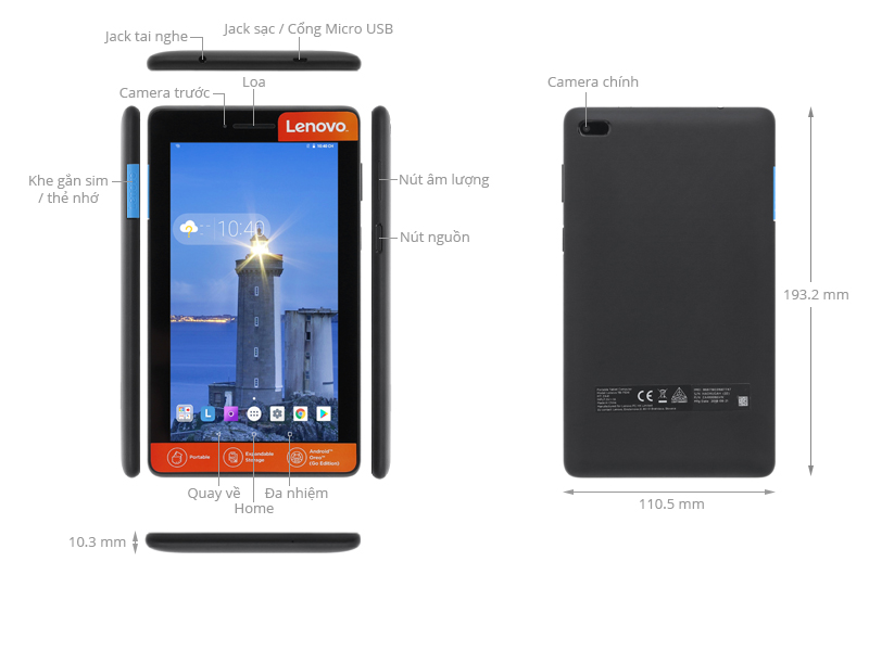 Lenovo Tab E7 TB-7104I