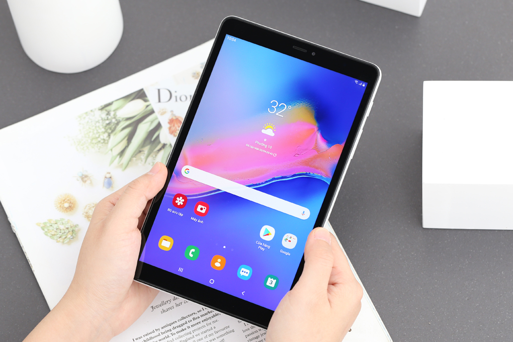 Máy tính bảng Samsung Galaxy Tab with S Pen (P205) Màu Xám