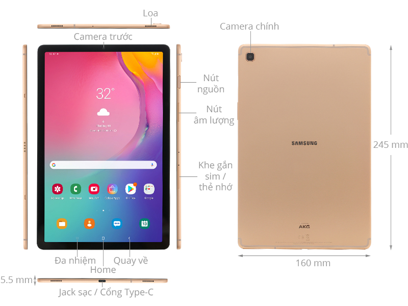 Samsung Galaxy Tab S5E T725 (2019)