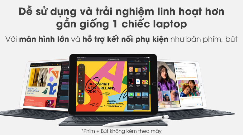 Máy tính bảng iPad 10.2 inch Wifi Cellular 32GB (2019)