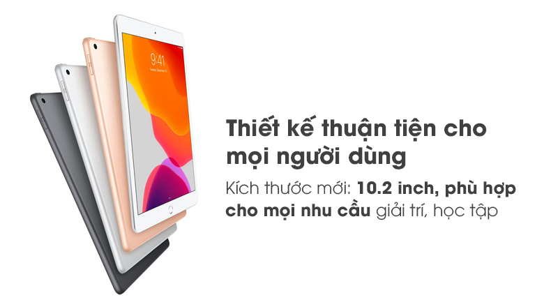 Máy tính bảng iPad 10.2 inch Wifi 128GB (2019)
