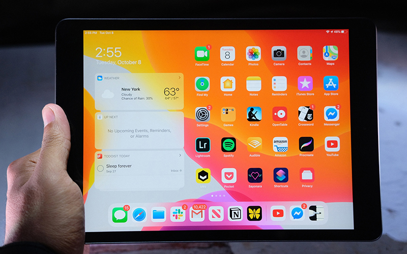Điện thoại iPad 10.2 inch Wifi Cellular 128GB (2019) | Trải nghiêm thao tác màn hình