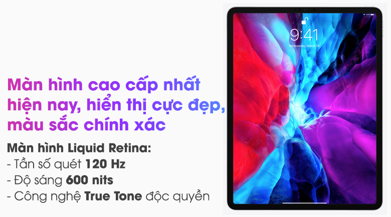Máy tính bảng iPad Pro 12.9 inch Wifi 128GB (2020)