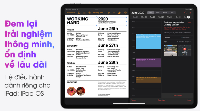 Máy tính bảng iPad Pro 12.9 inch Wifi 128GB (2020)