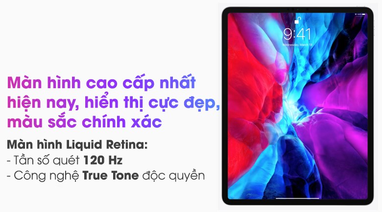 Máy tính bảng iPad Pro 12.9 inch Wifi Cellular 128GB (2020)