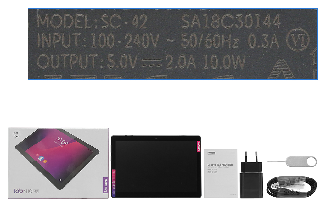 Bộ sản phẩm gồm: Sách hướng dẫn, Cáp Micro USB, Cây lấy sim, Hộp máy, Củ sạc nhanh rời đầu Type A