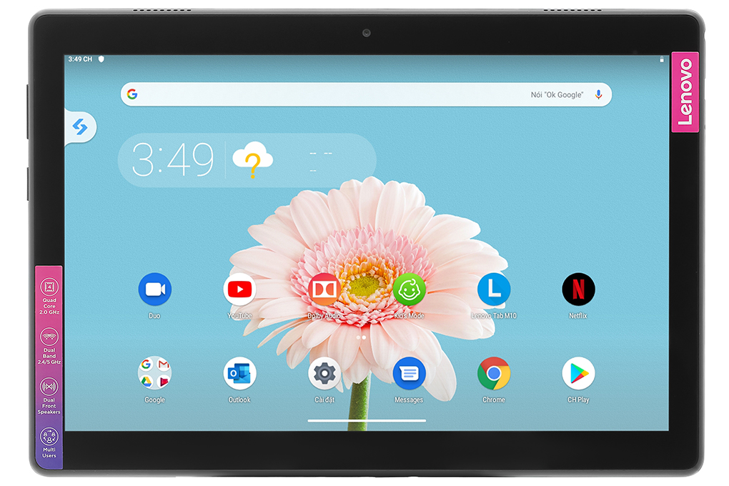 Máy tính bảng Lenovo Tab M10 Màu Đen