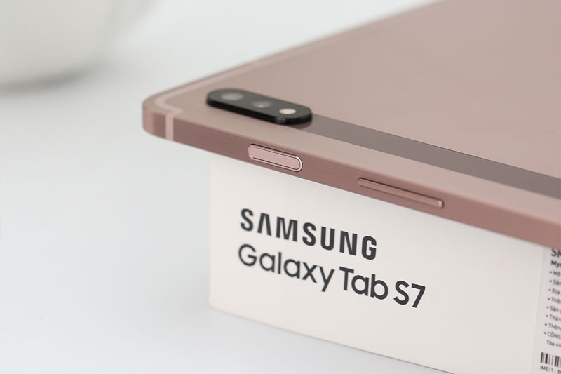Cảm biến vân tay được đặt ở cạnh bên | Galaxy Tab S7