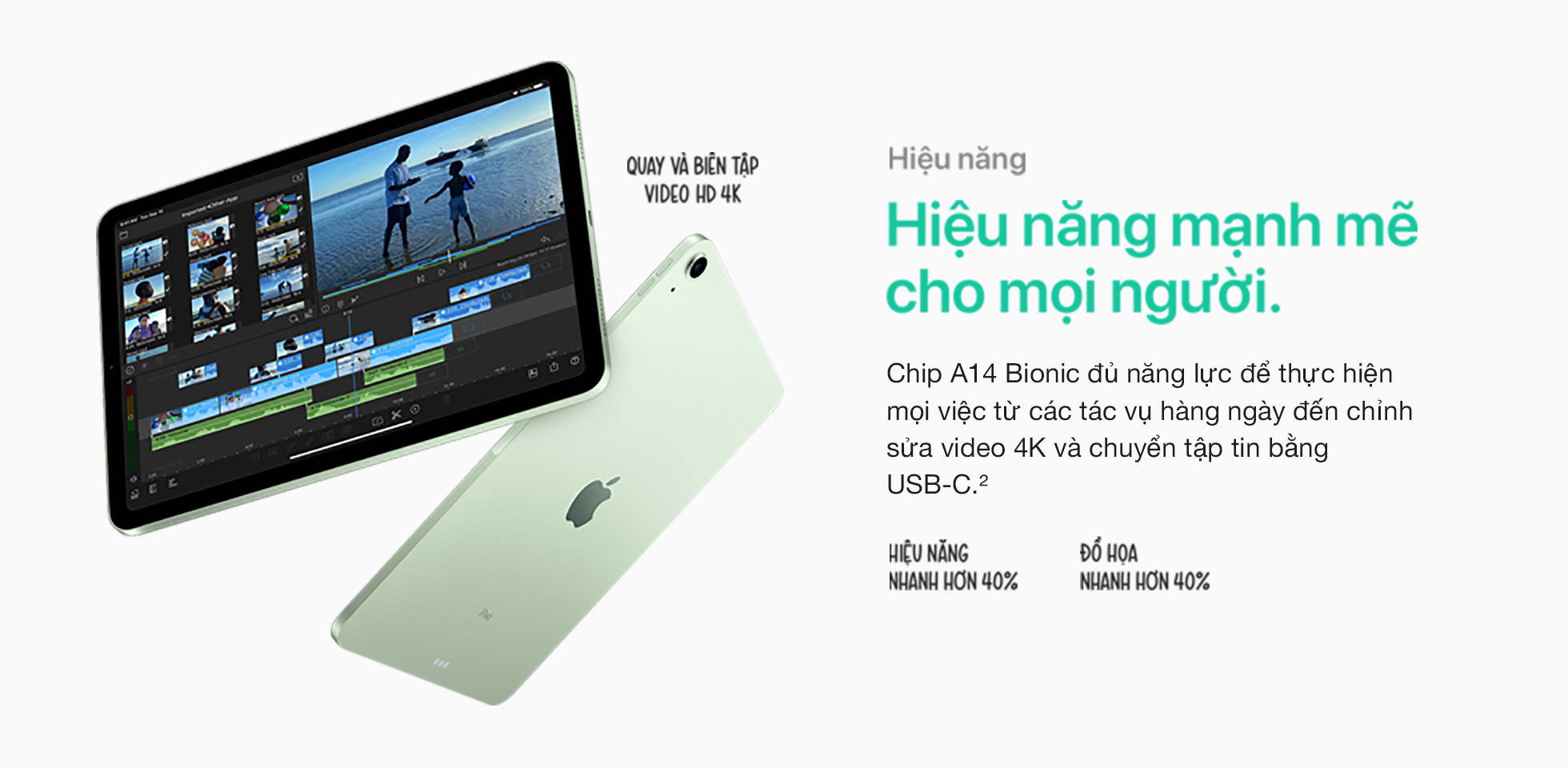 iPad Air 4 10.9 inch WiFi 64GB - Hiệu năng