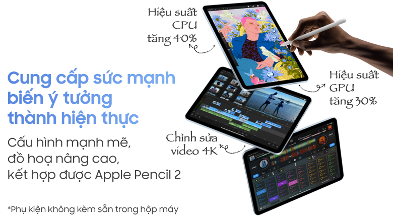 Máy tính bảng iPad Air 4 Wifi 256GB (2020)