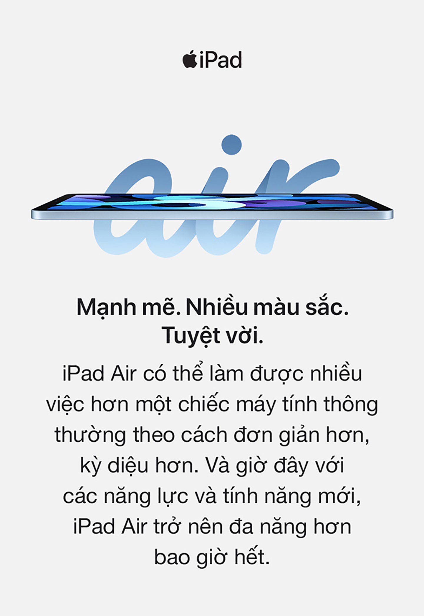 iPad Air 4 10.9 inch WiFi + Cellular 256GB - Giá rẻ, hỗ trợ