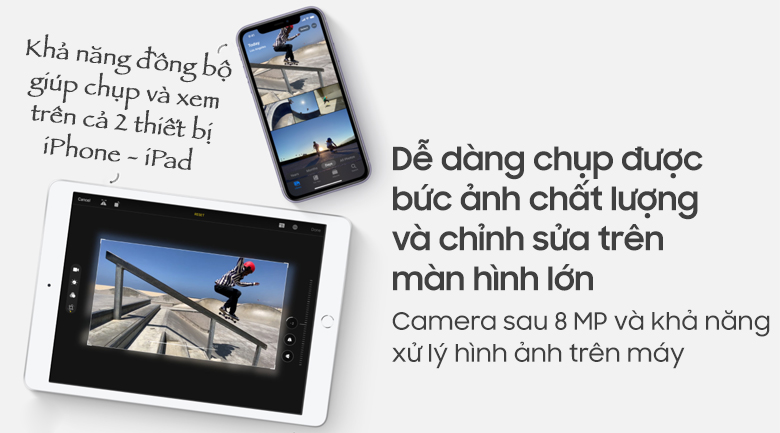 Máy tính bảng iPad 8 Wifi Cellular 32GB (2020)