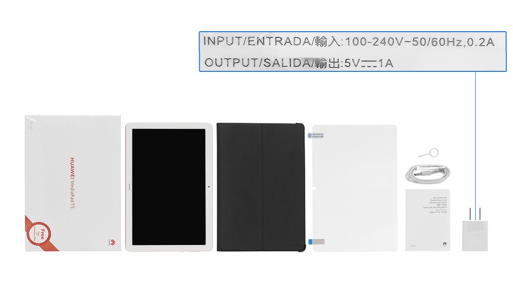 Bộ sản phẩm gồm: Sách hướng dẫn, Bao da, Miếng dán màn hình, Cáp Micro USB, Cây lấy sim, Hộp máy, Củ sạc rời đầu Type A