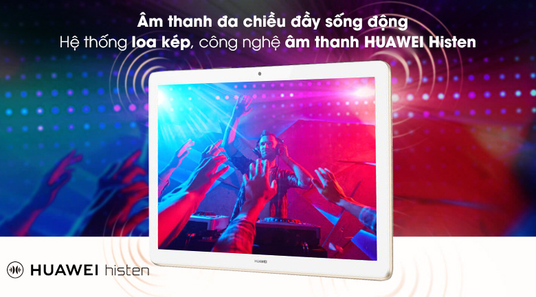Máy tính bảng Huawei Mediapad T5 10.1 inch (3GB/32GB) Vàng