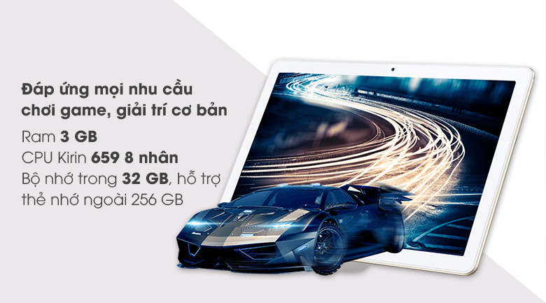 Máy tính bảng Huawei Mediapad T5 10.1 inch (3GB/32GB) Vàng