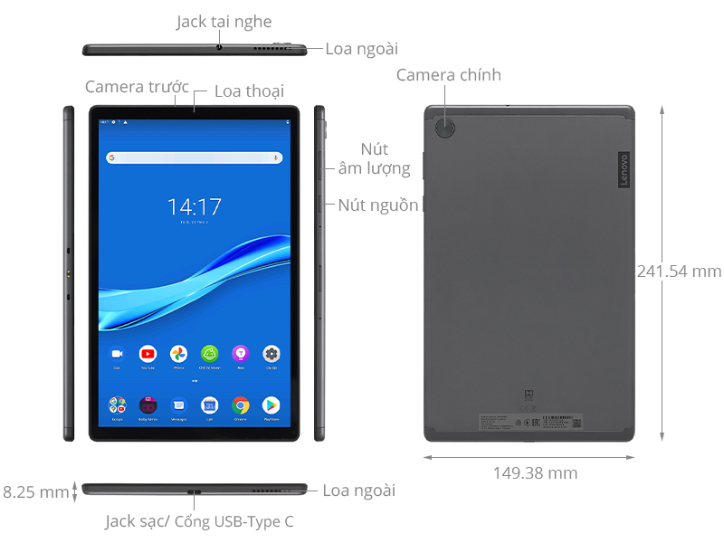 Lenovo Tab M10 - Gen 2 - Giá rẻ, có trả góp Lenovo Tab M10 - Gen 2 - Giá rẻ, có trả góp