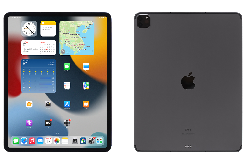 Máy tính bảng iPad Pro M1 12.9 inch WiFi Cellular 256GB (2021) Màu Xám