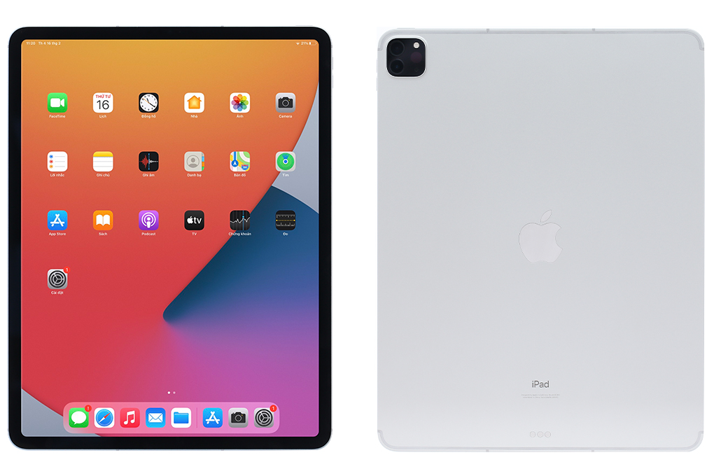 Máy tính bảng iPad Pro M1 12.9 inch WiFi Cellular 256GB (2021) Màu Bạc