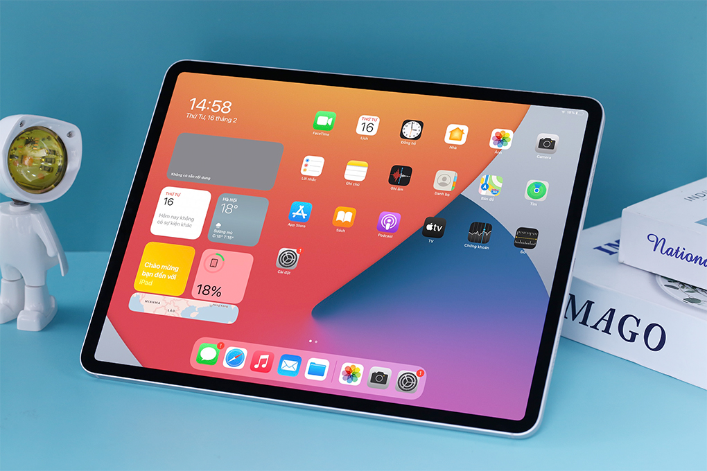 Máy tính bảng iPad Pro M1 12.9 inch WiFi Cellular 256GB (2021) Màu Bạc