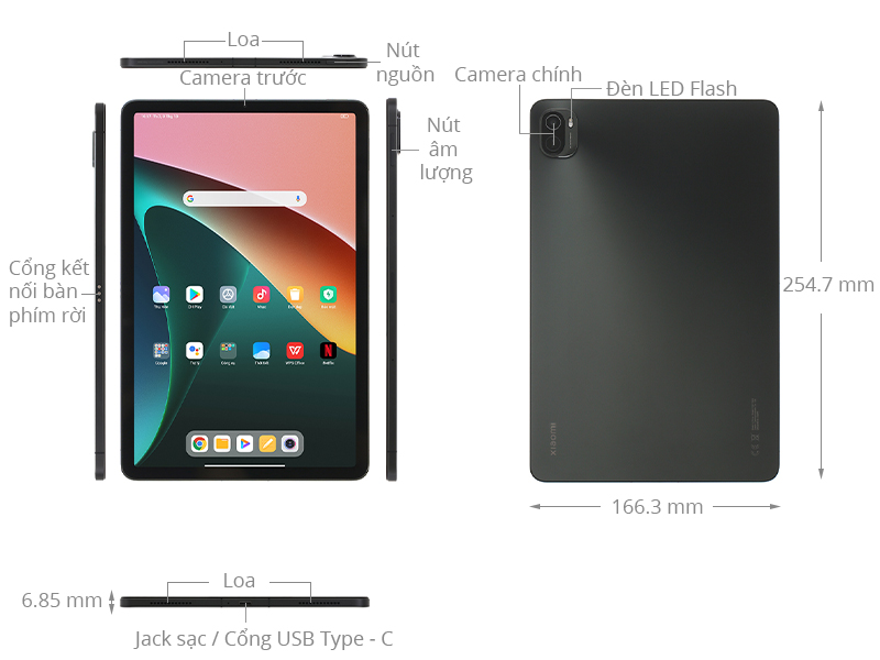 Máy tính bảng Xiaomi Pad 5 128GB