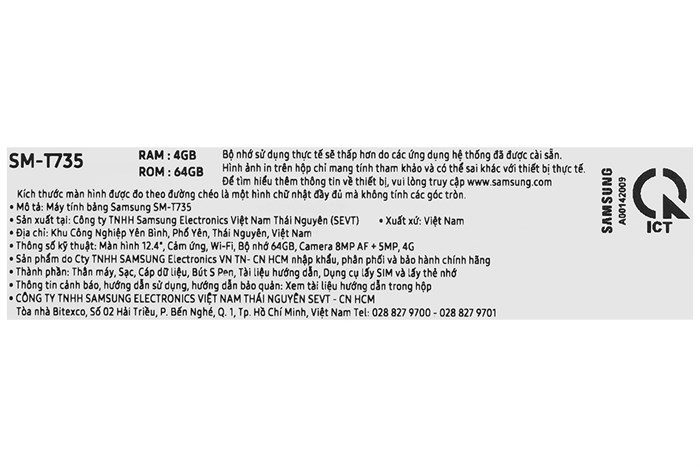 Máy tính bảng Samsung Galaxy Tab S7 FE 4G Màu Hồng