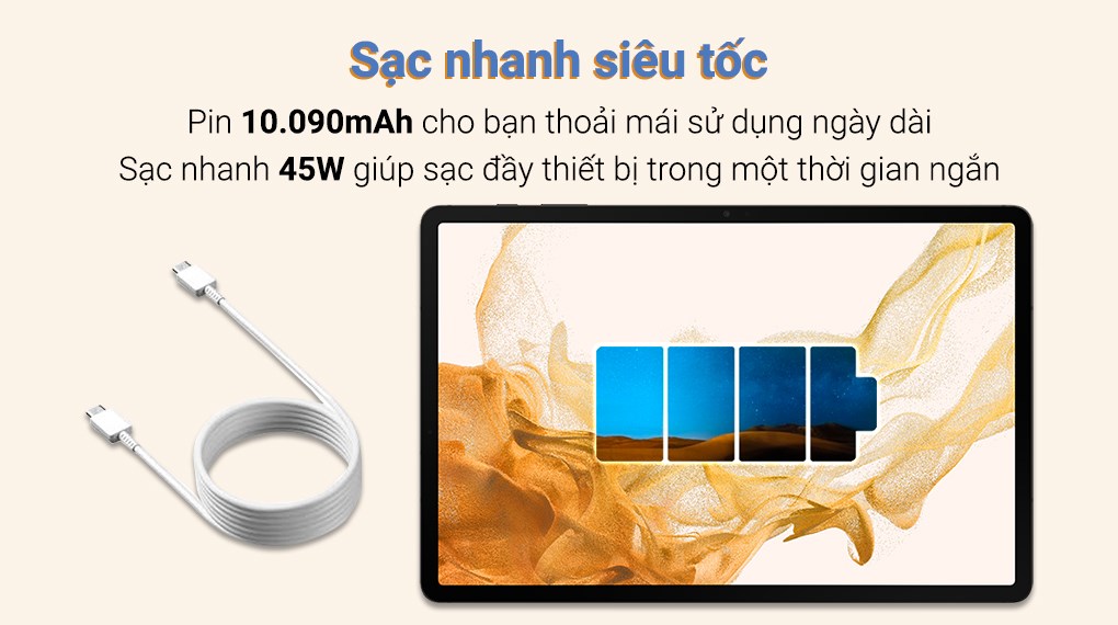 Máy tính bảng Samsung Galaxy Tab S8+ 5G