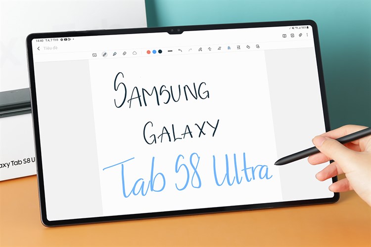 Máy tính bảng Samsung Galaxy Tab S8 Ultra 5G Màu Xám