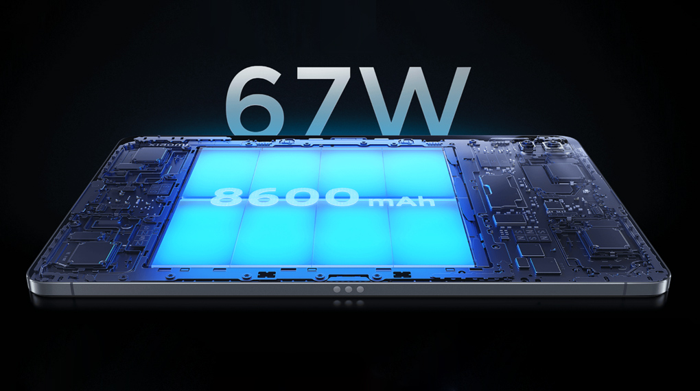 Dung lượng pin 8600 mAh - Xiaomi Mi Pad 5 Pro