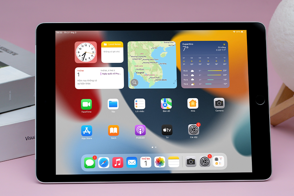 Máy tính bảng iPad 9 4G 256GB Màu Bạc