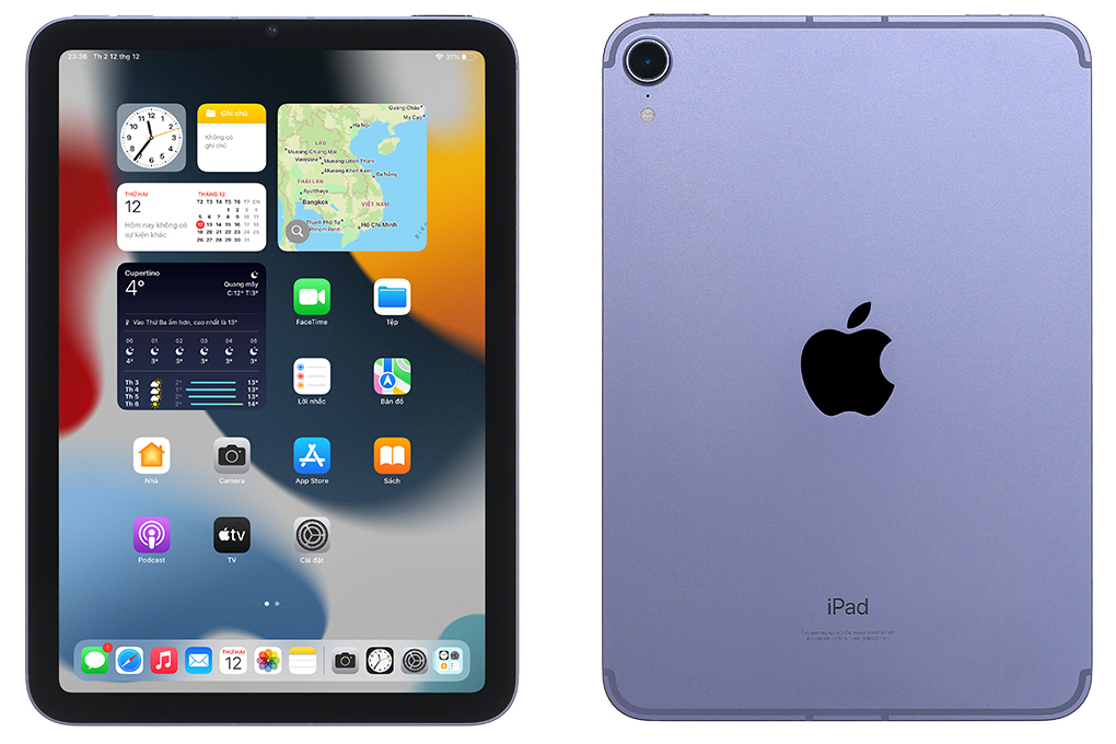 Máy tính bảng iPad mini 6 5G 64GB Màu Tím
