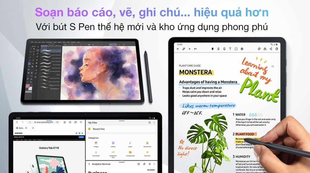 Máy tính bảng Samsung Galaxy Tab S7 FE WiFi
